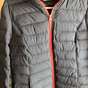Nautica Women’s Puffer Jacket with hoodie - medium